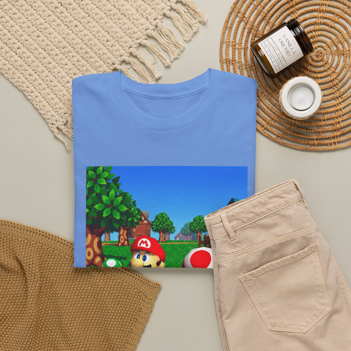 Mario And Toad Chillin' With Shrooms