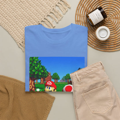 Mario And Toad Chillin' With Shrooms