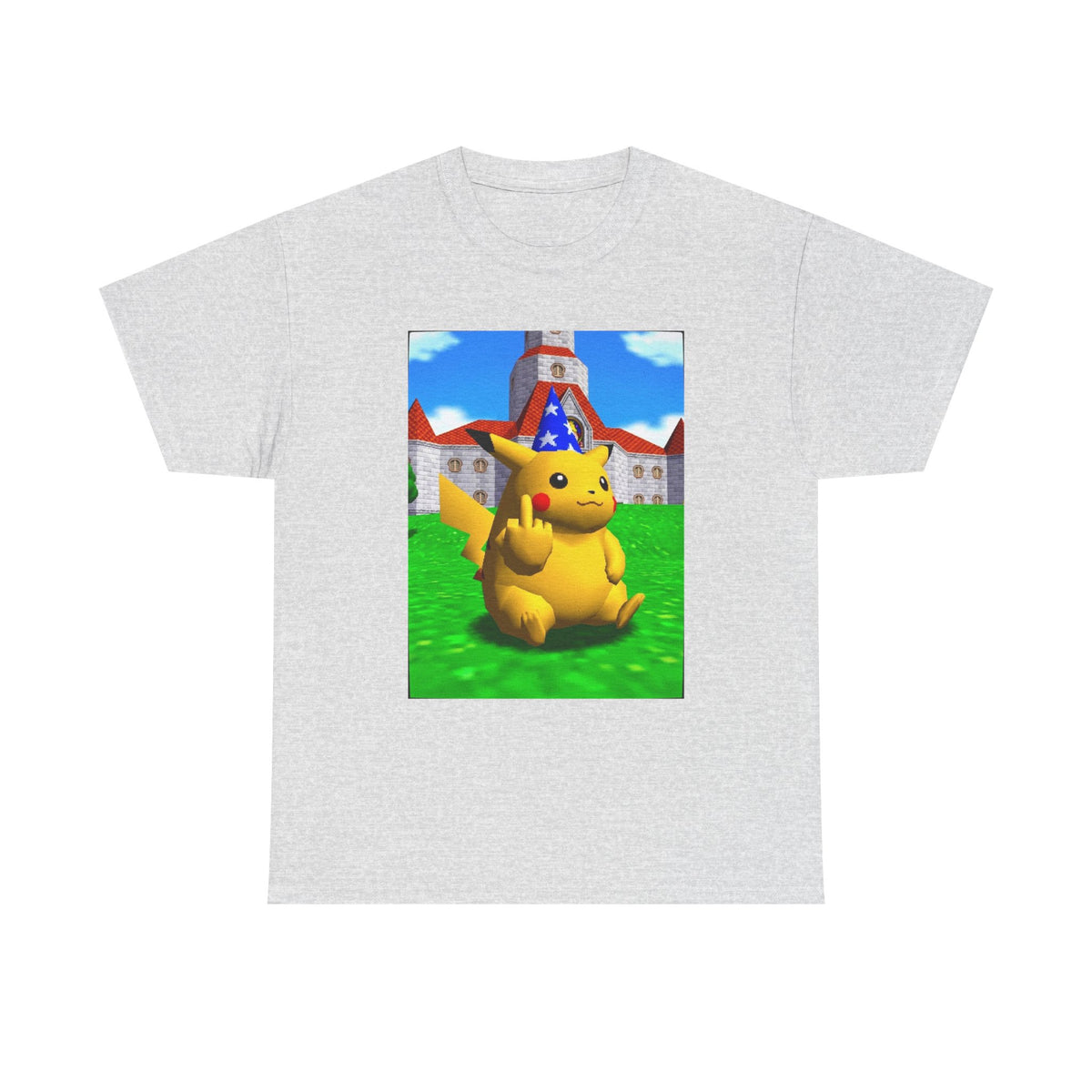 Salty Pikachu Giving The Middle Finger Tee