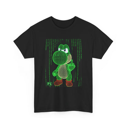 Wireframe Yoshi Flipping The Bird Tee