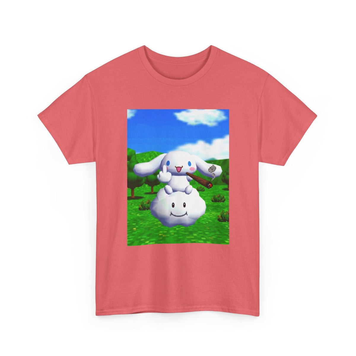 Cinnamoroll Bunny Flipping The Bird Tee