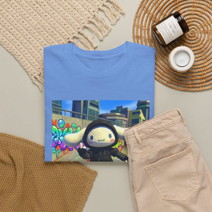 Edgy Cinnamoroll Skater Flipping Off Tee