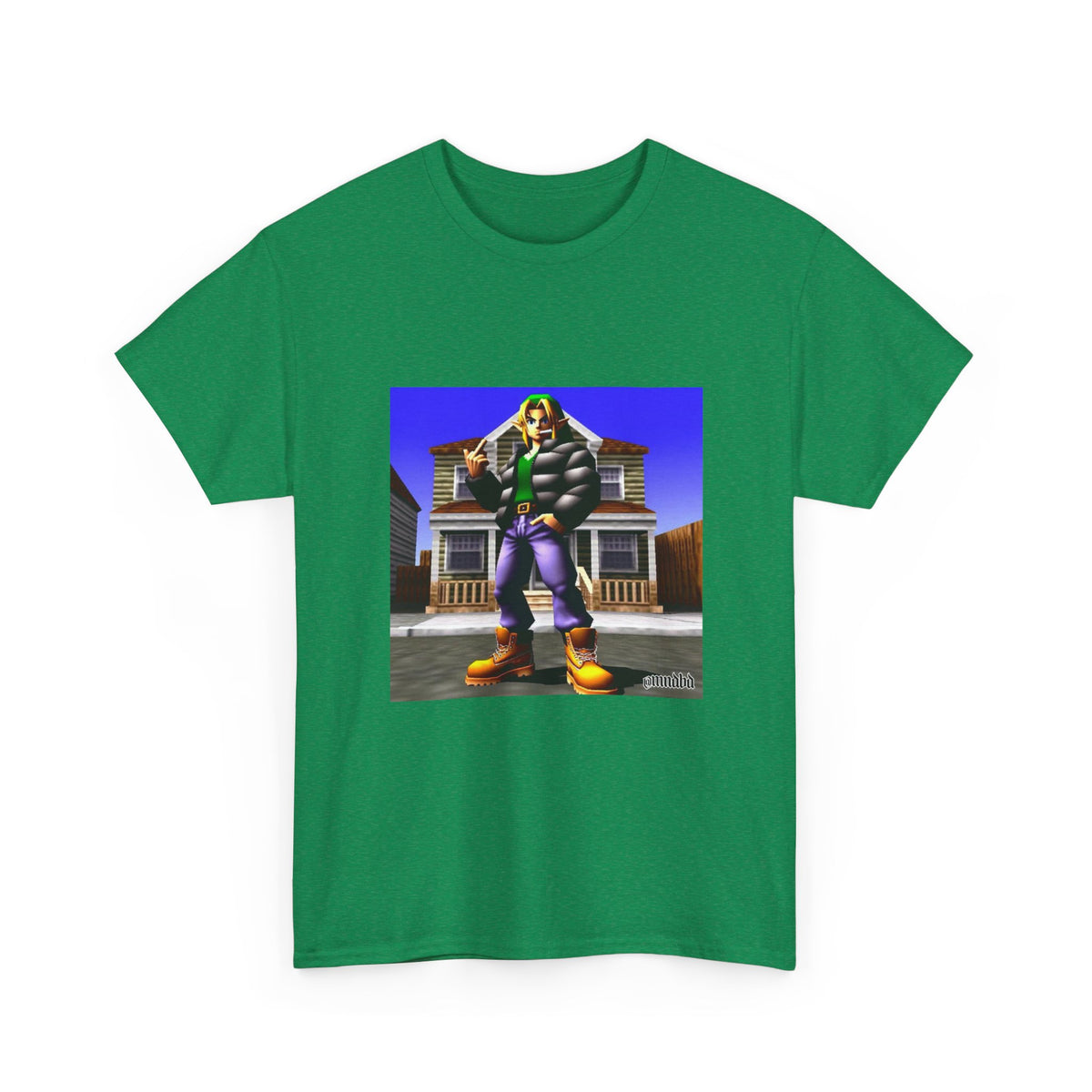 Link In Streetwear Flipping The Bird Tee