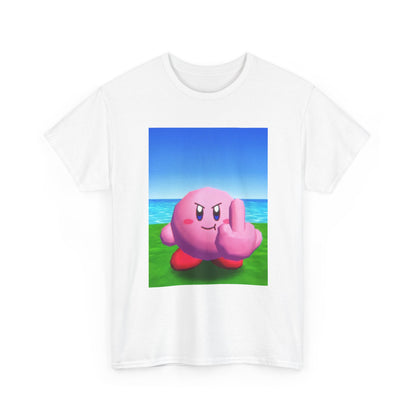 Kirby Flipping The Bird Beach Tee