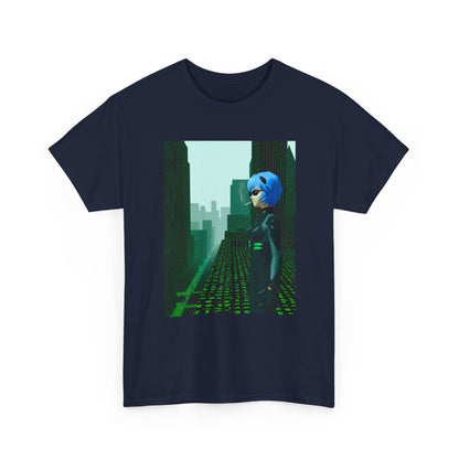 Neon Genesis Smoking Anime Girl Matrix Tee