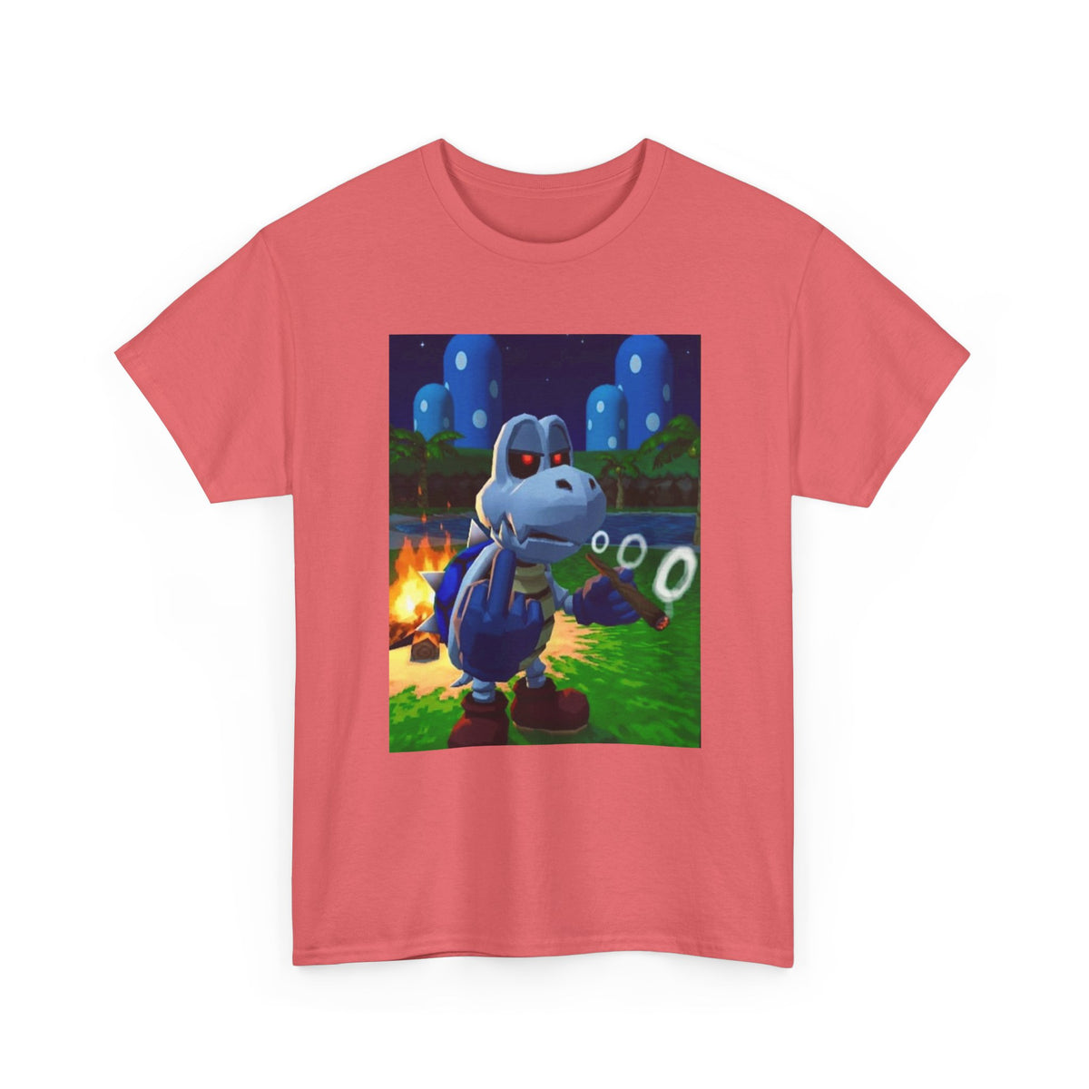 Dry Bones Smoking Blunt Flipping Off Tee