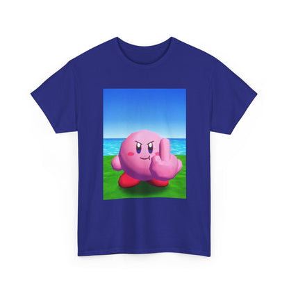 Kirby Flipping The Bird Beach Tee