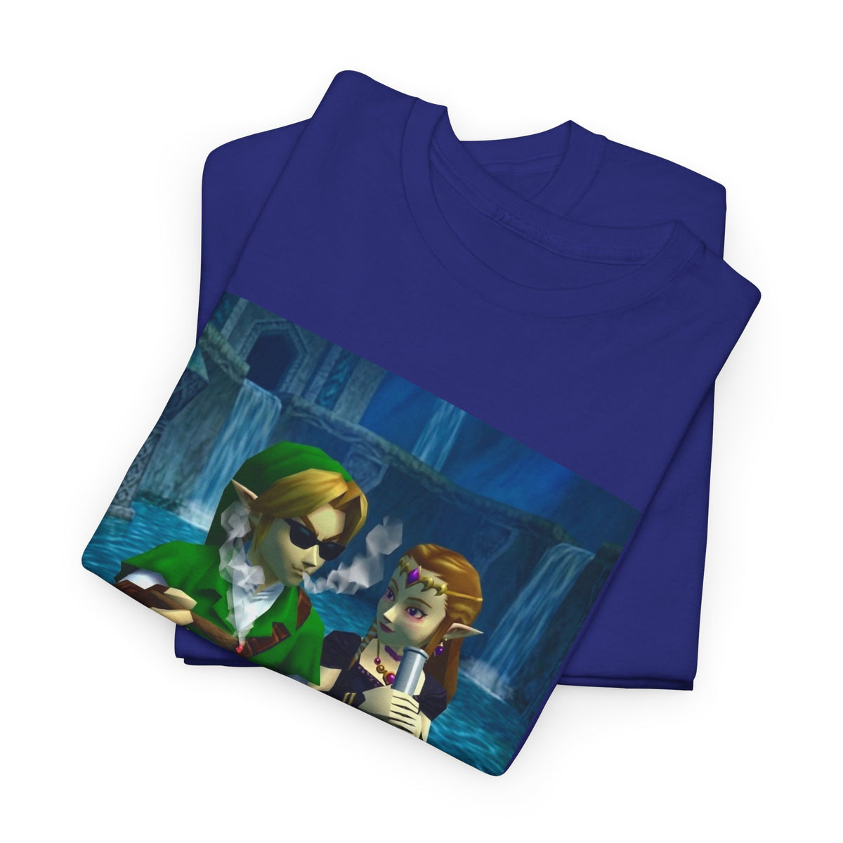Link And Zelda Chillin' By The Water
