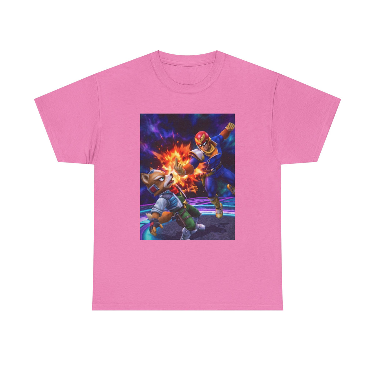 Falcon Punch Fox Flipping The Bird Tee