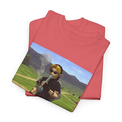 Edgy Dark Link Bong Hit Tee