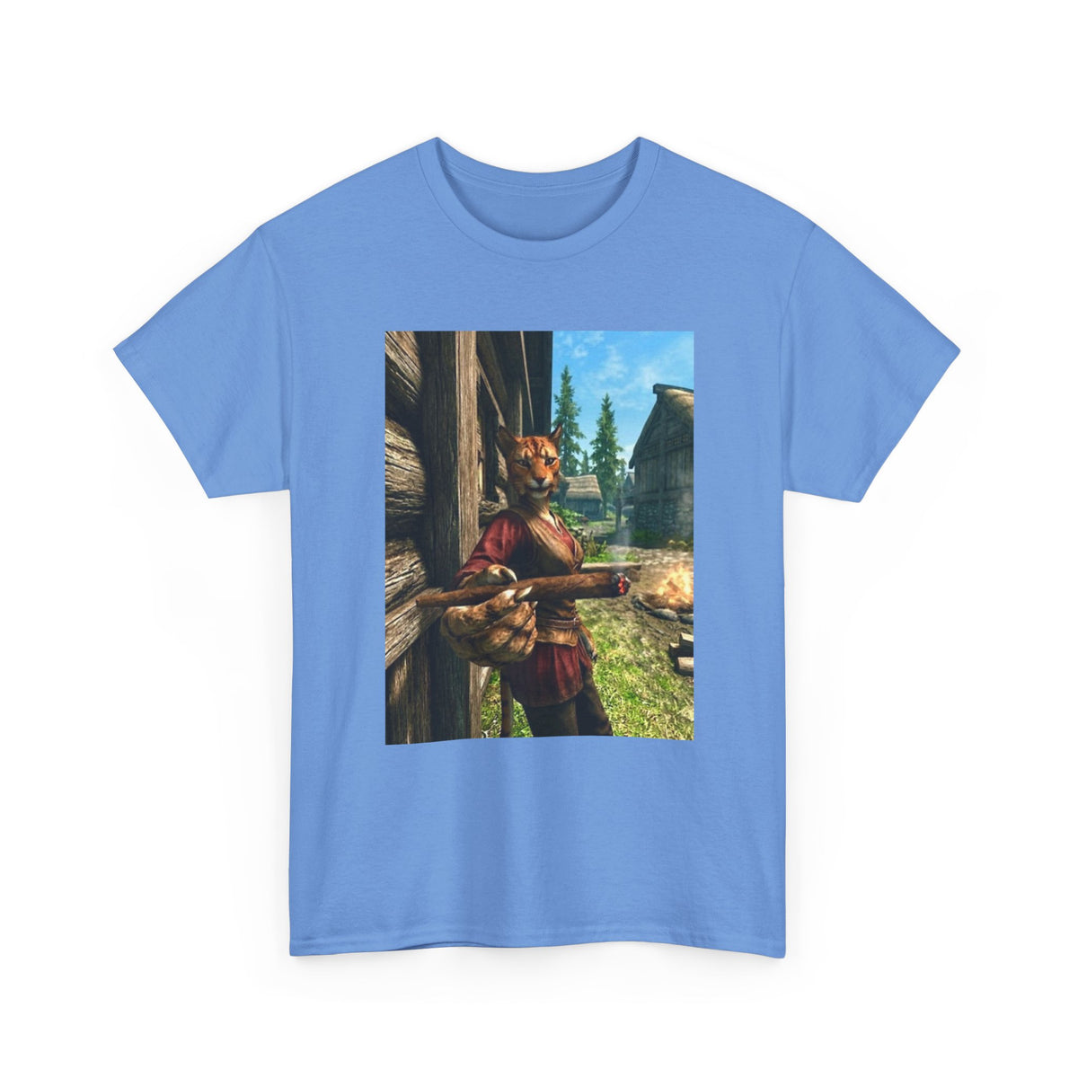 Khajiit Smoking Fat Blunt Tee