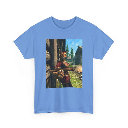 Khajiit Smoking Fat Blunt Tee