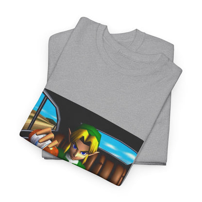 N64 Link Pouring Purple Lean Tee