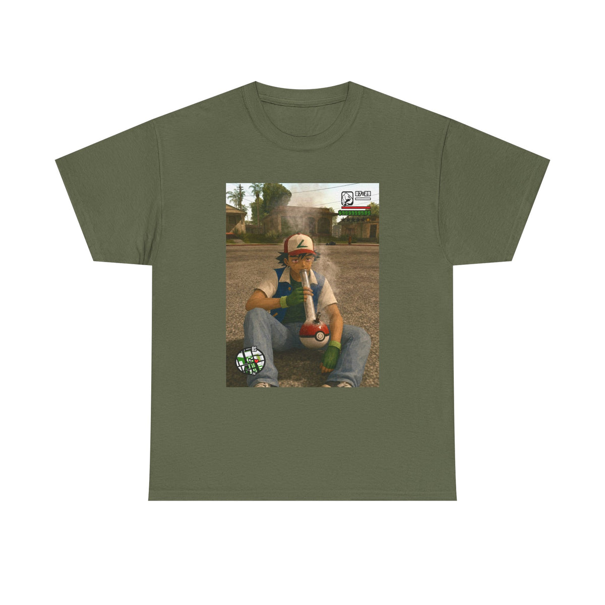 Ash Ketchum Bong Hit Tee