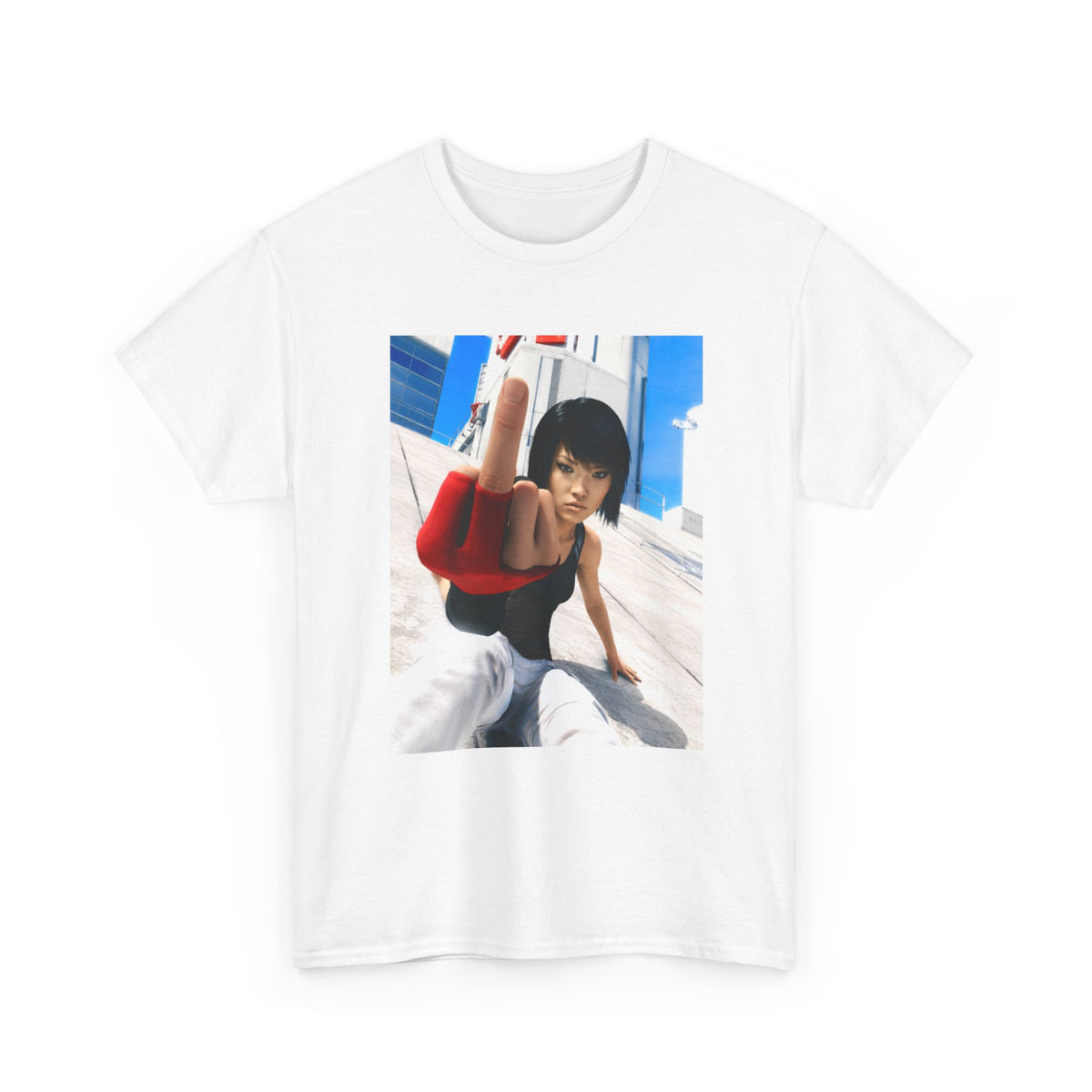 Faith Giving The Finger Tee