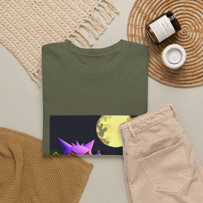 Gengar Flipping Off Villager At Night