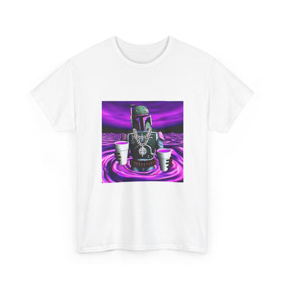 Boba Fett Sipping Purple In A Hypnotic Realm