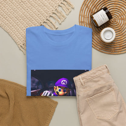 Waluigi Pouring Purple Drank In Limo Tee