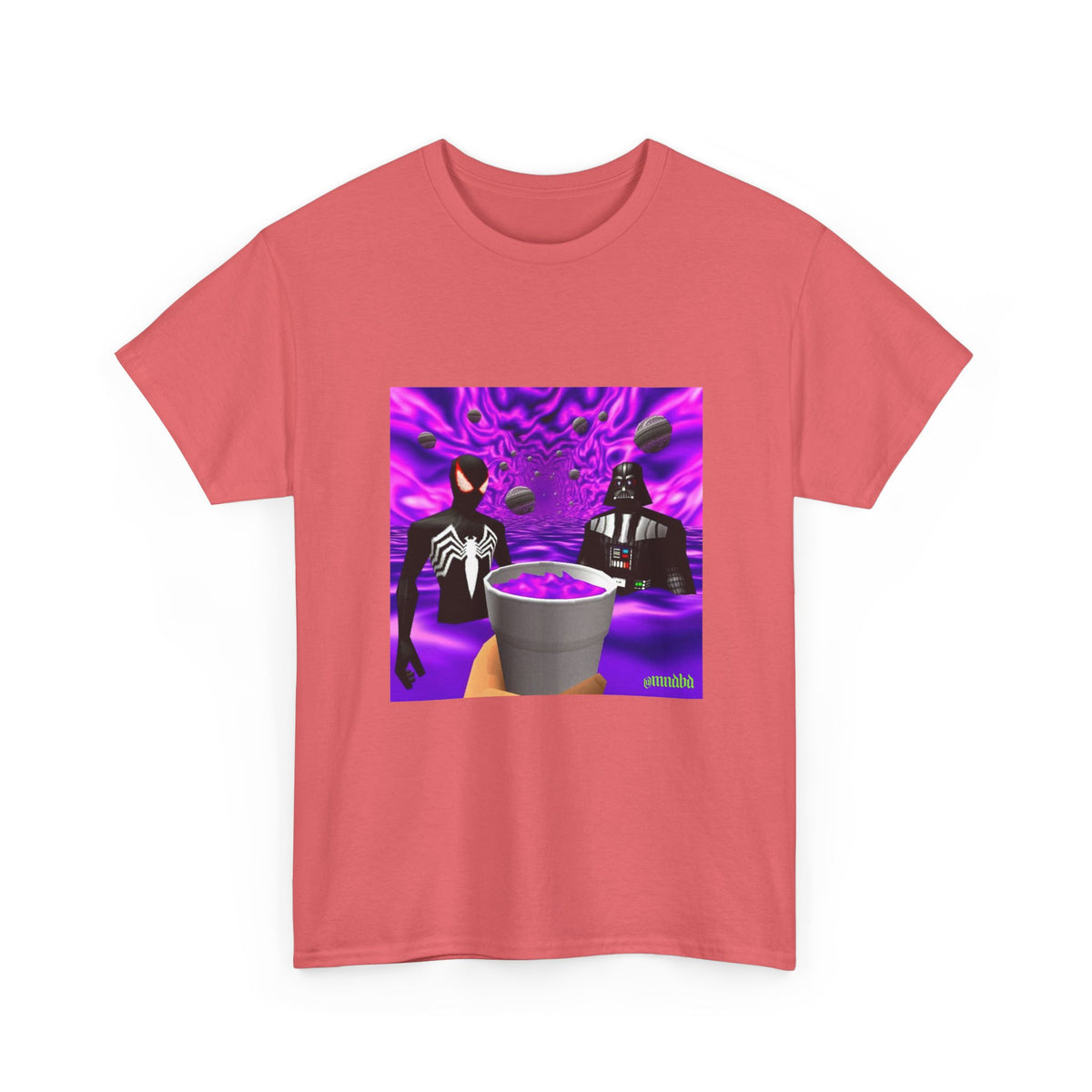 Spider-Man, Darth Vader, And Purple Drank Tee