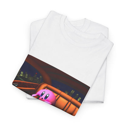 Kirby Sipping Lean In The Car Tee