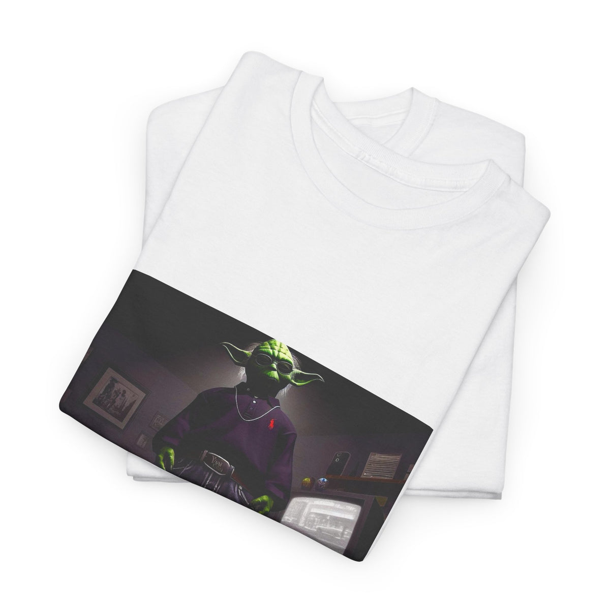 Yoda In Y2K Drip Standing Confidently