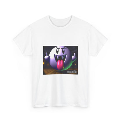 Edgy Ghost Flipping The Bird Tee