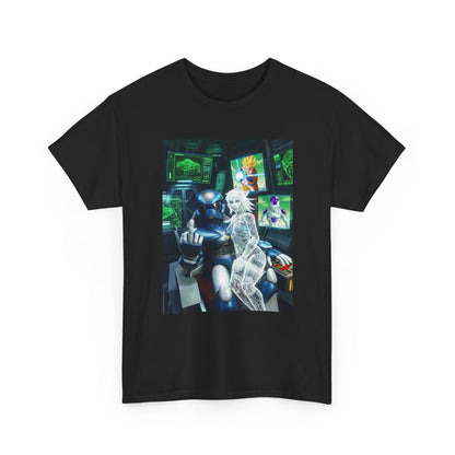 Cybernetic Pilot, Holographic Girl, And Dragon Ball Z