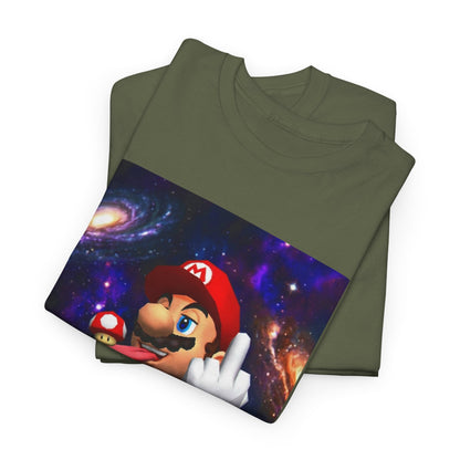 Mushroom-Tripping Plumber Gives The Finger Tee
