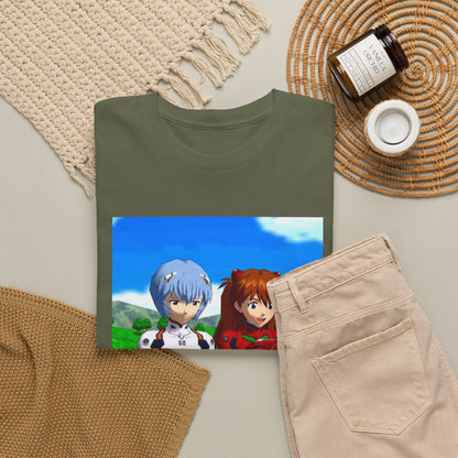 Rei And Asuka Gaming Outdoors