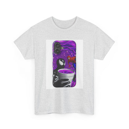 Venom & Spider-Man In A Purple Vortex
