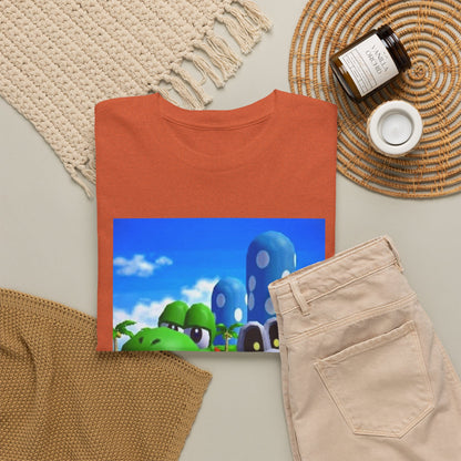 Yoshi and Dry Bones Flipping The Bird Tee (Design 4)