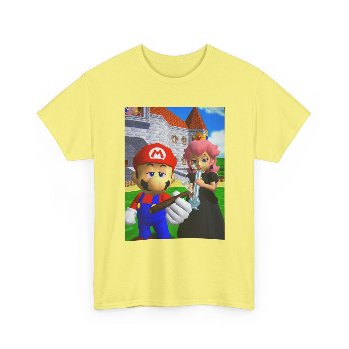 Mario And Peach Chilling At The Castle