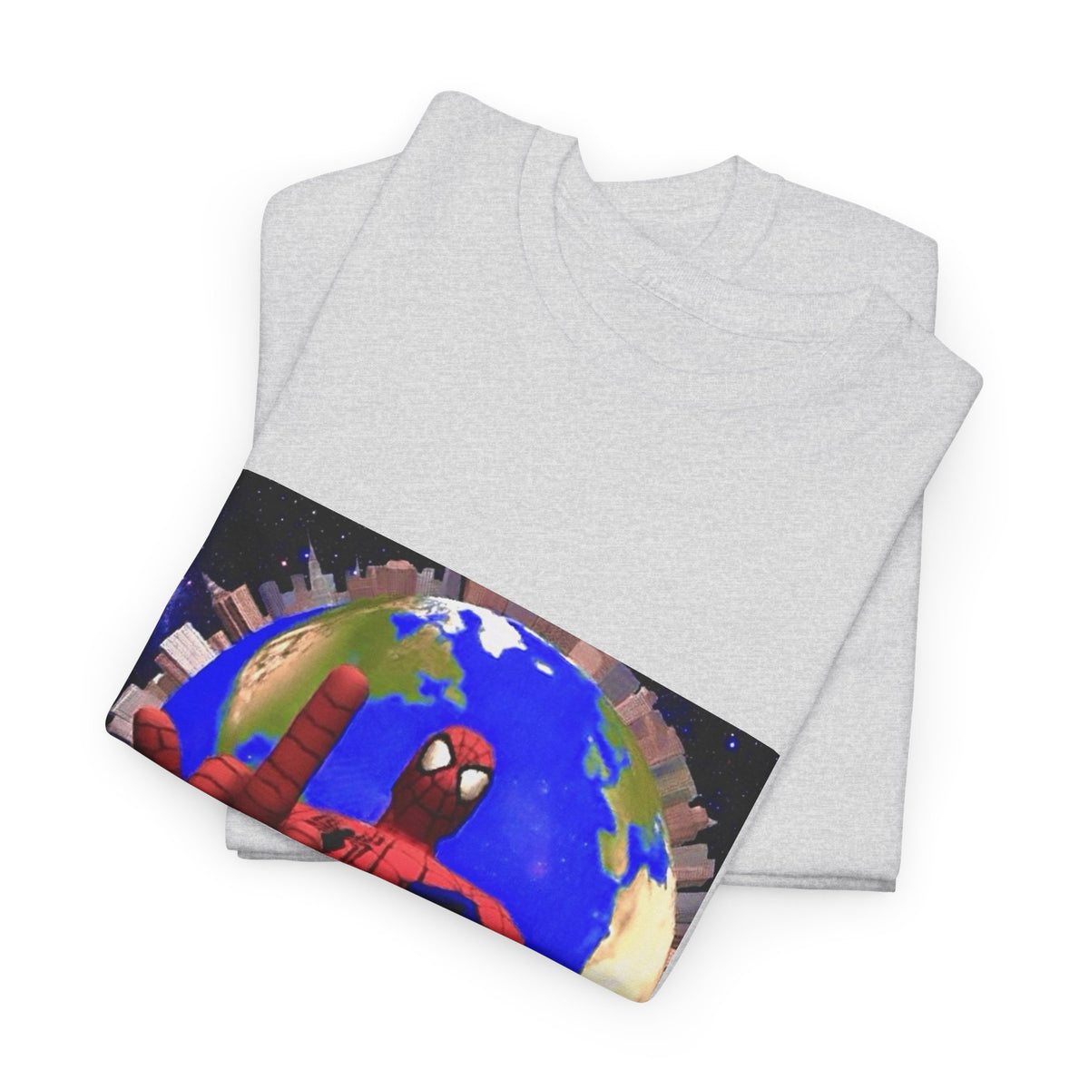 Spider-Man Flipping Off The World Tee