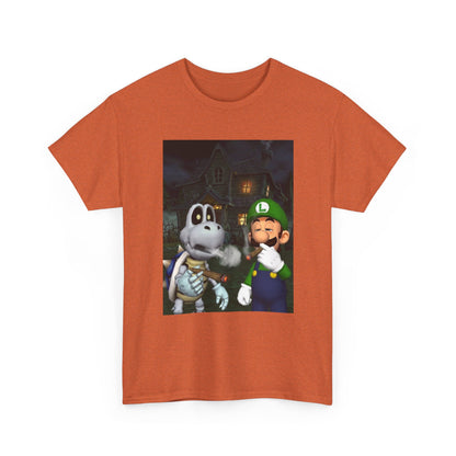 Luigi And Dry Bones Smoking Cigars Tee