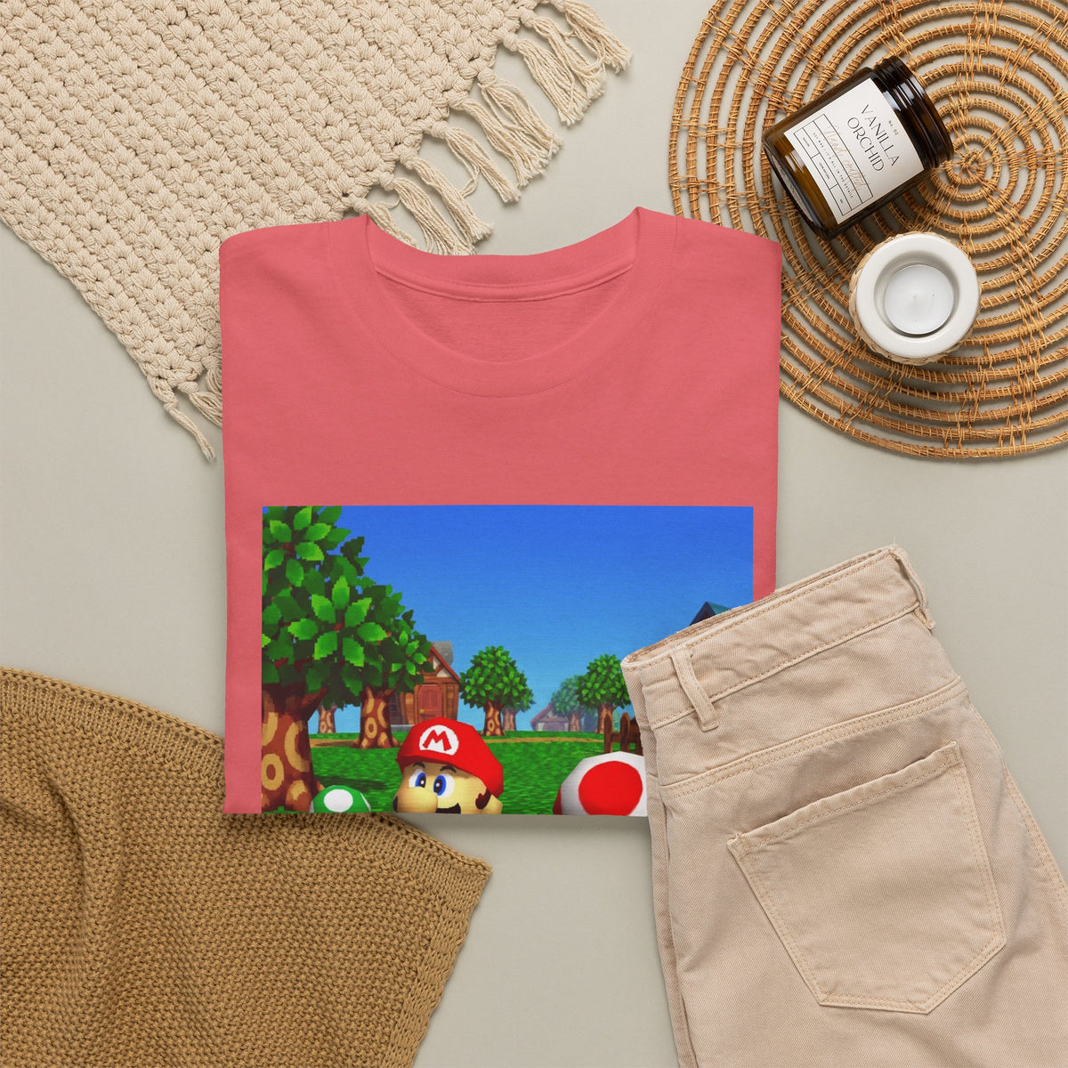 Mario And Toad Chillin' With Shrooms