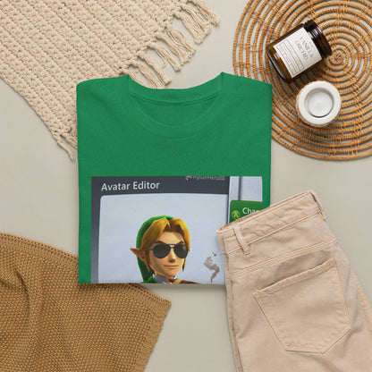 Hylian Hero Smoking A Stogie Tee