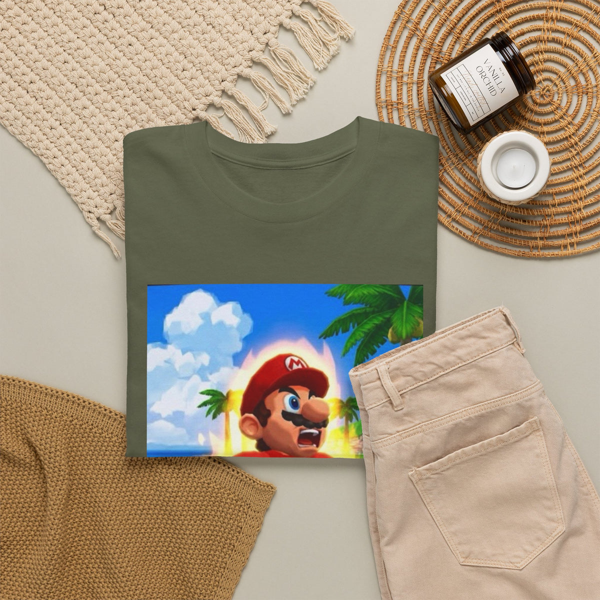 Super Buff Mario Power-Up Tee