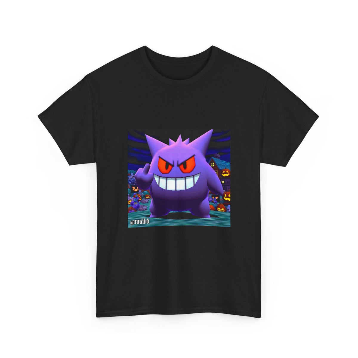 Gengar Flipping The Bird Halloween Tee