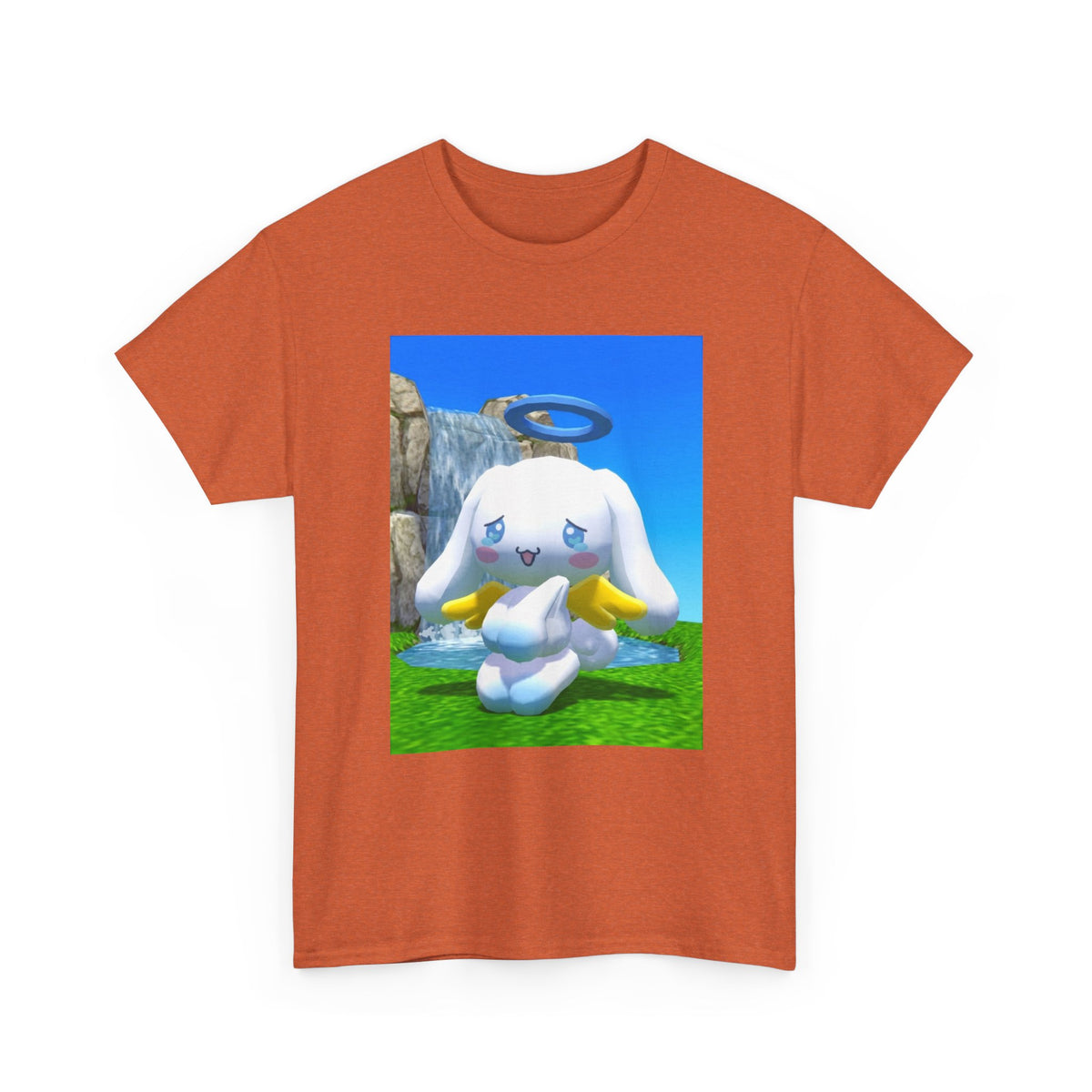 Cinnamoroll Angel Crying By Waterfall