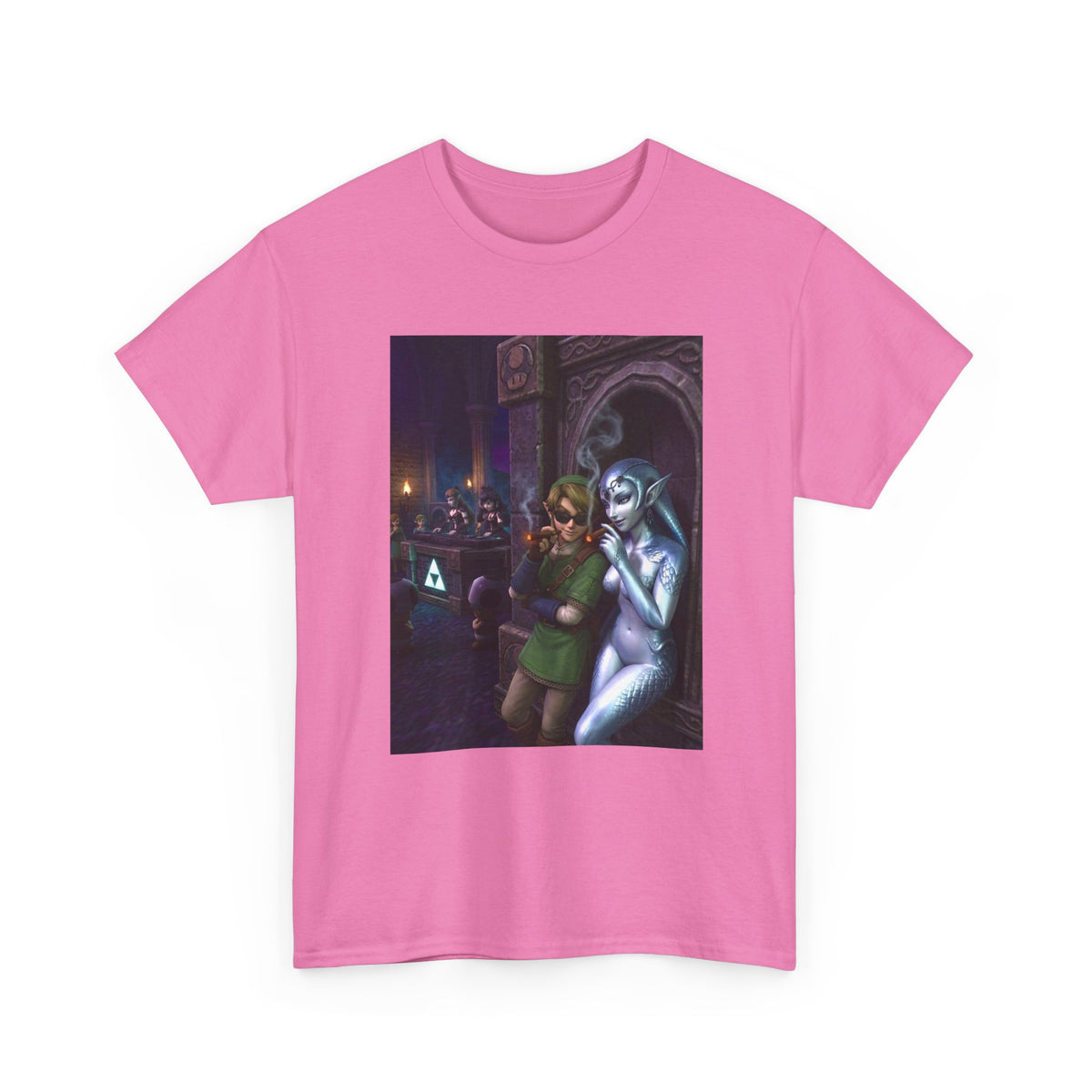 Link And Zora Princess Smoking In Club