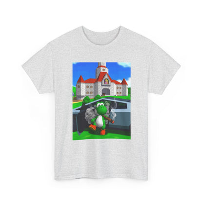 Yoshi Hotboxing Outside Princess Peach's Castle