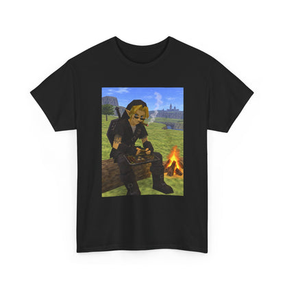 Dark Link Rolling Blunts By The Campfire