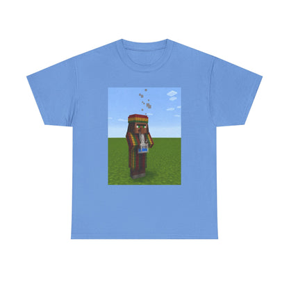 Rasta Minecraft Villager Smoking Tee