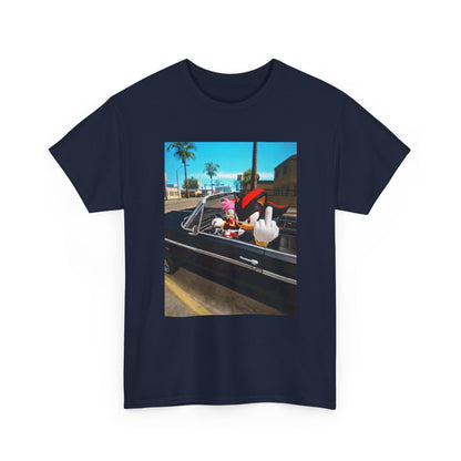 Shadow The Hedgehog Driving With Attitude Tee