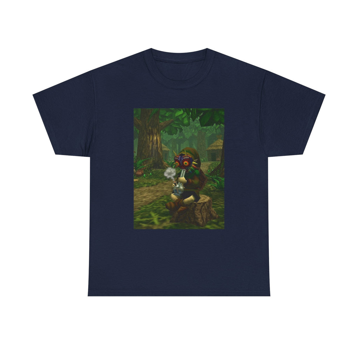 Deku Link Smoking Majora's Mask Tee