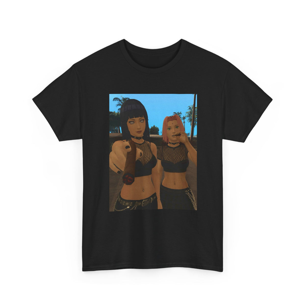 Anime Girls Sharing A Smoke Tee