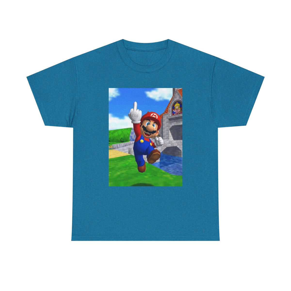 Mario Giving The Middle Finger Tee