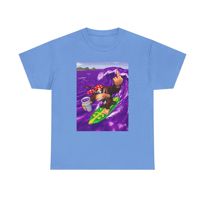 Diddy Kong Surfing Purple Wave Tee