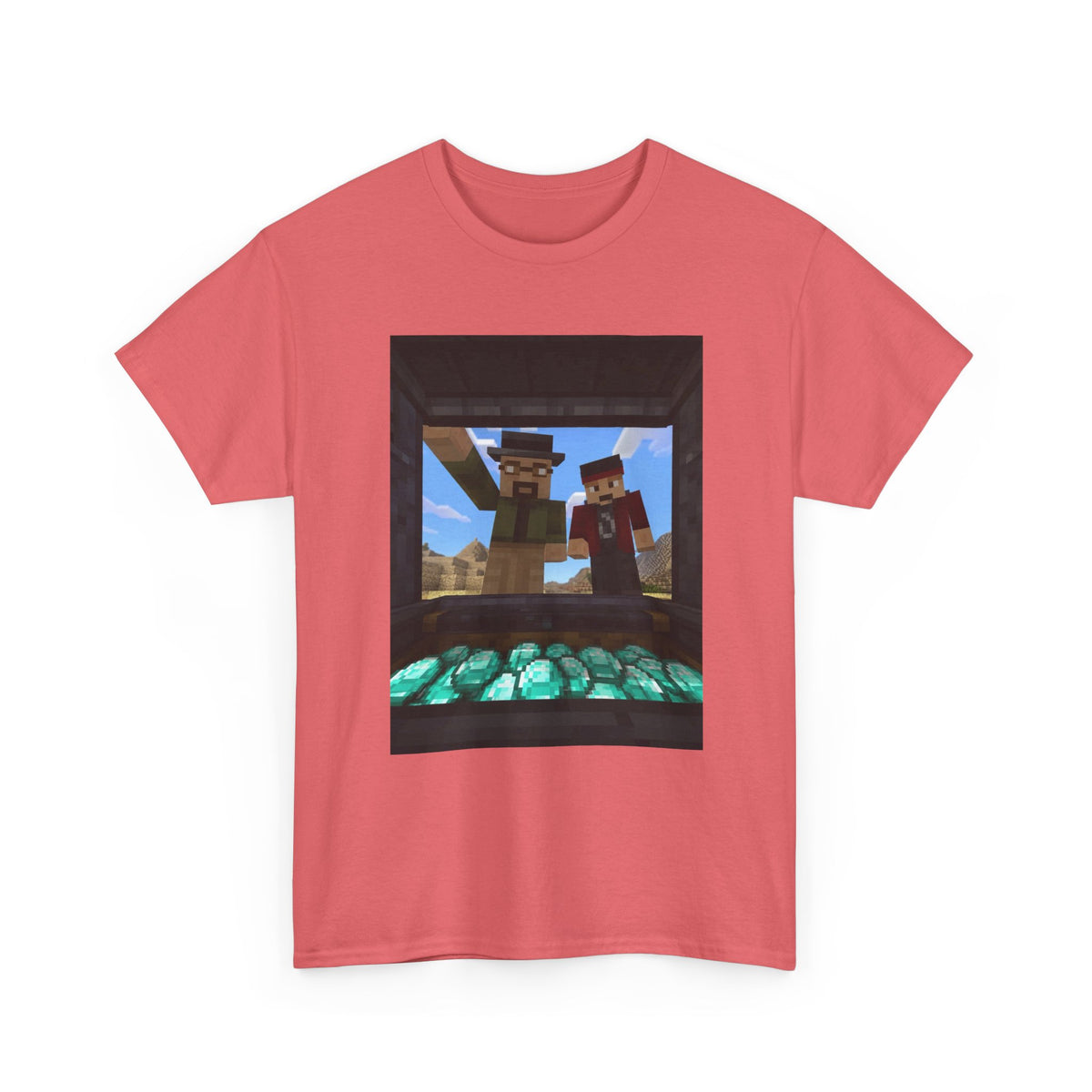 Pixelated Duo With Precious Gems