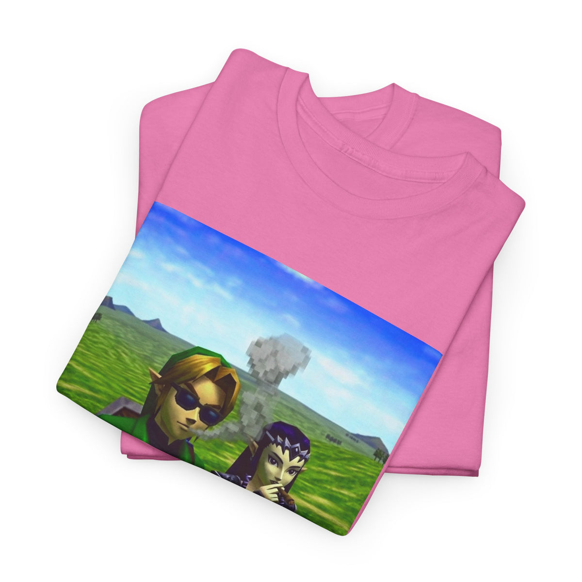 Link and Dark Zelda Blazing Hyrule Field